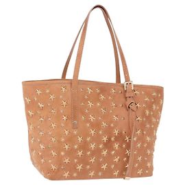 Jimmy Choo Star Studs Handtasche aus Leder Pink Gold Auth bs36089 Pink Golden