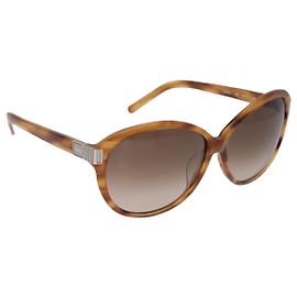 Chloé Óculos de sol Chloe em plástico Marrom Auth BA14435A Marrom