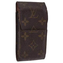 LOUIS VUITTON Monogram Etui Cigarette Case M63024 LV Auth BA14341 Monogram