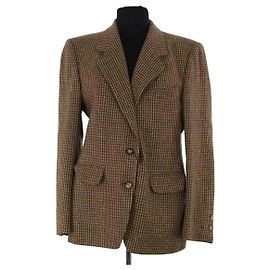 Burberry Brown Wool Blazer Brown