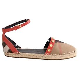 Burberry Beige Cloth Espadrilles Size 39 Beige