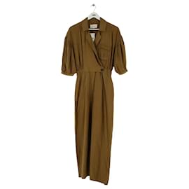 Ba&Sh Khaki Jumpsuit S Khaki
