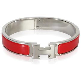 Bracelet Clic H Hermès en Rouge Amarante Autre