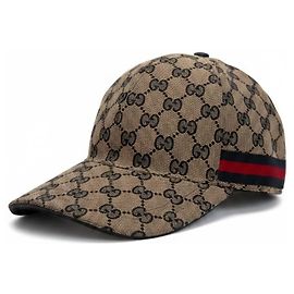 Gorra Gucci GG Supreme de lona Beige Monograma