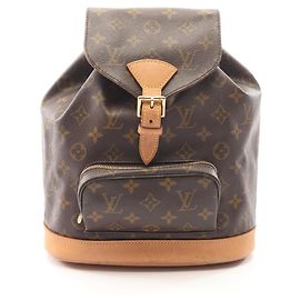 Louis Vuitton Montsouris MM Monogram Backpack Brown Monogram