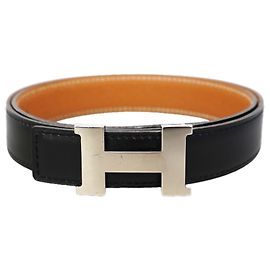 Hermès Hermes Constance Gürtel Schwarz