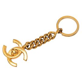 Portachiavi Vintage Chanel Coco Mark D'oro