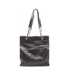 Chanel Coco Mark Tote Bag Schwarz