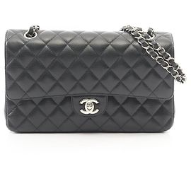Borsa a tracolla Chanel Matelassé Double Flap Nero