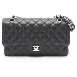 Borsa a tracolla Chanel Matelassé Double Flap Nero