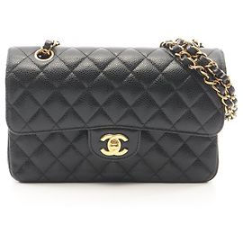Borsa a Spalla Chanel Matelassé Double Flap Nero