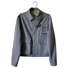 Christian Dior Navy Blue Cotton Short Jacket Blue