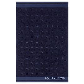 Toalla Louis Vuitton Monogram Azul oscuro