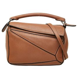 Loewe Anagram Puzzle Bag Mini Marron