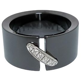 Anillo Liens de Chaumet en oro blanco de 18K Negro