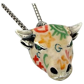 Collana Anger Forest Bullshead per uomo Gucci Altro
