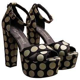 Sandali Jeffrey Campbell con pois Nero Multicolore