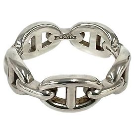 Hermès Hermes Chaine d'Ancre Enchainée Ring Silber
