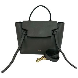 Céline Bols CELINE Belt Bag Micro em couro Marrom