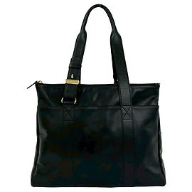 Yves Saint Laurent Leather Tote Bag Black