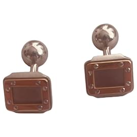 Gemelli Cartier in oro e argento Silver hardware Gold hardware