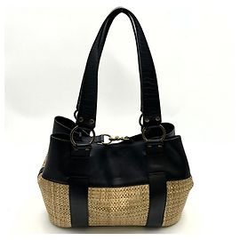 Chloé Beiger Leder-Tote-Bag Beige