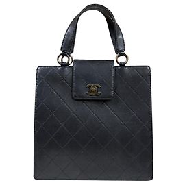 Borsa Chanel Matelassé Coco Mark Nero