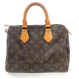Bolsa Louis Vuitton Speedy 25 - Canvas Monogram Marrom Monograma