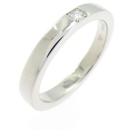 Bulgari Bvlgari Marie Me Pt950 Diamond Ring Size 7.5 Silvery