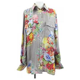 Camicia in seta Louis Vuitton Marrone