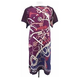 Hermès Robe Twillaine Hermes 34 Rouge