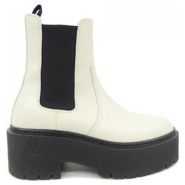 Hermès Hermes HARROW H Cadena Calf Boots 35 Beige