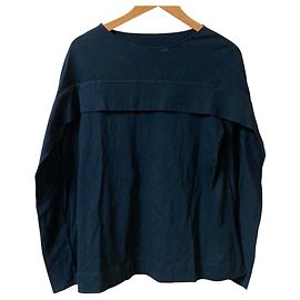 Maison Martin Margiela Top de algodón con capas Maison Margiela Negro