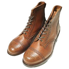 Ralph Lauren Bottes RRL BOWERY BOOTS BROGUE Marron