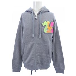 Sweat à capuche Louis Vuitton 3DLV Graffiti Brodé Marron