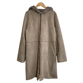 Autre Marque So close, Faux Mouton Long Coat Brown Other