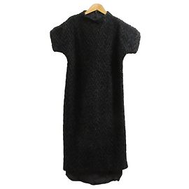 Autre Marque Wolllanges Kleid COMME des GARÇONS Schwarz