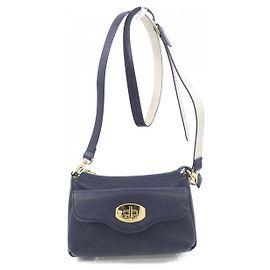 Autre Marque Sac en cuir ADMJ Bleu Bleu Marine