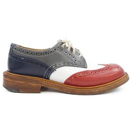 Autre Marque Chaussures en cuir Tricker's Marron Blanc Rouge Bleu Marine