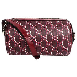 Gucci Borsa GG Shadow Monogram bordeaux Bordò