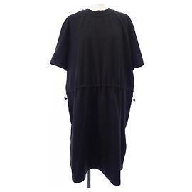 Hermès Hermes Seidenmischung Kleid Schwarz