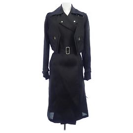 Max Mara Wollmantel Schwarz