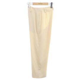 Hermès Wool Silk Pants Beige