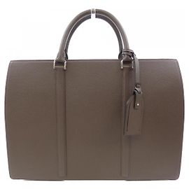 Autre Marque Ooba Seihou 1031-ECF Leather Handbag Brown