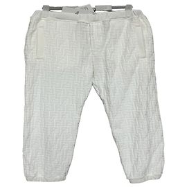 Fendi Gerade Hose Silber