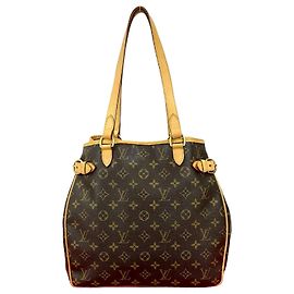 Borsa Tote Louis Vuitton Batignolles Monogram Marrone Bronzo