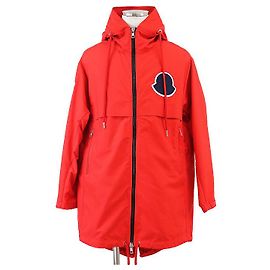 Moncler GRANDUC Polyester Coat Red