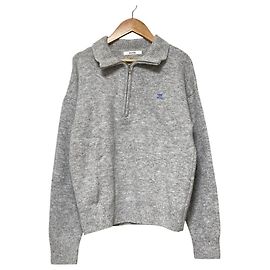Autre Marque Pull en maille Snidel à demi-zip Marron