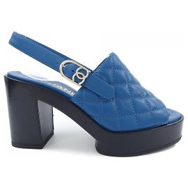 Sandali Chanel G45567X01000 Blu