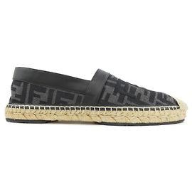 Fendi 7P1409 Chaussures Noir Beige